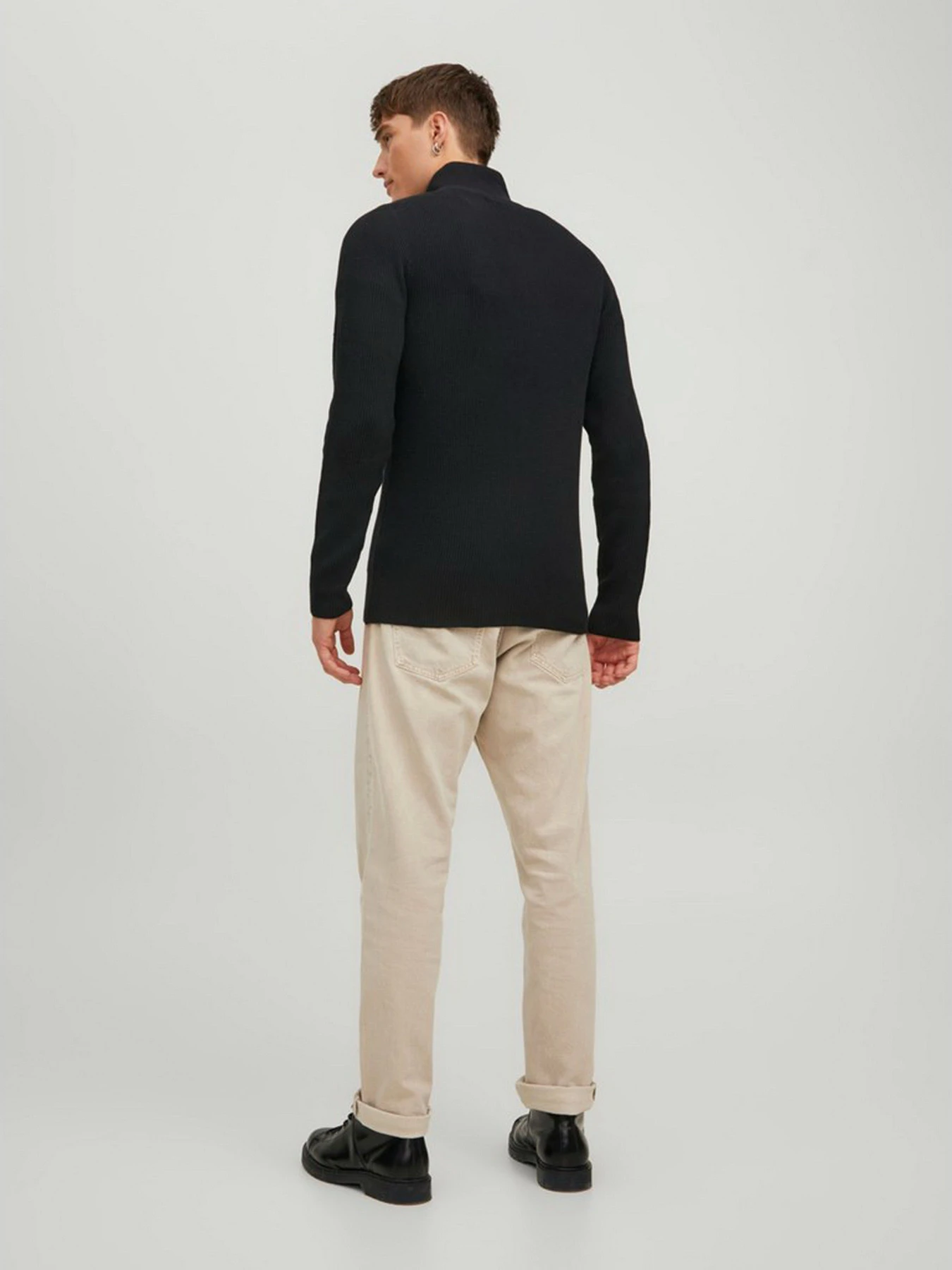Свитры и кардиганы JACK & JONES модель 12222926_Black Свитры и кардиганы JACK & JONES модель 12222926_Black Фото