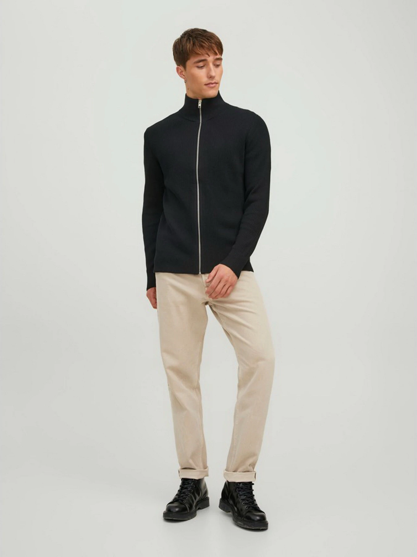 Свитры и кардиганы JACK & JONES модель 12222926_Black Свитры и кардиганы JACK & JONES модель 12222926_Black Фото