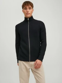 Свитры и кардиганы JACK & JONES модель 12222926_Black Фото