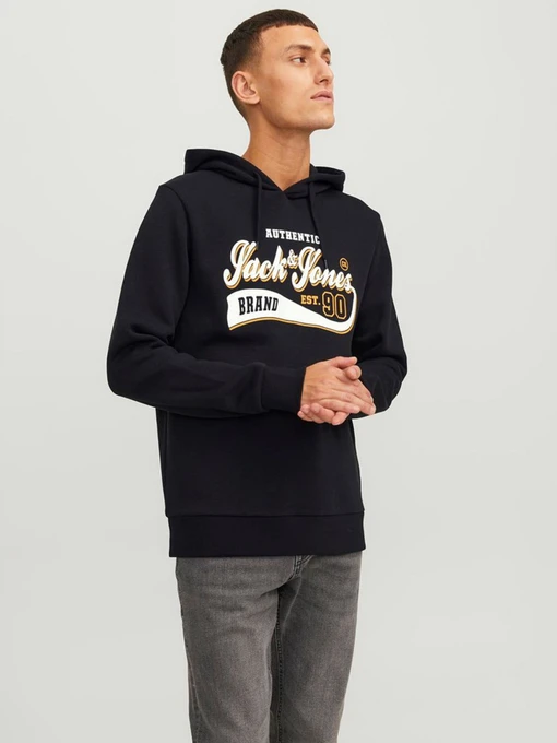 Худи и свитшоты JACK & JONES модель 12233597_Black Фото