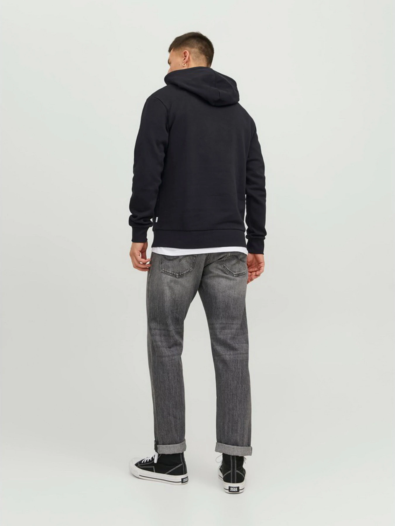 Худи и свитшоты JACK & JONES модель 12233599_Black Худи и свитшоты JACK & JONES модель 12233599_Black Фото