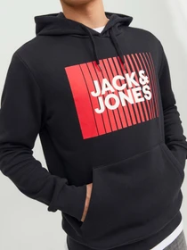 Худи и свитшоты JACK & JONES модель 12233599_Black Фото