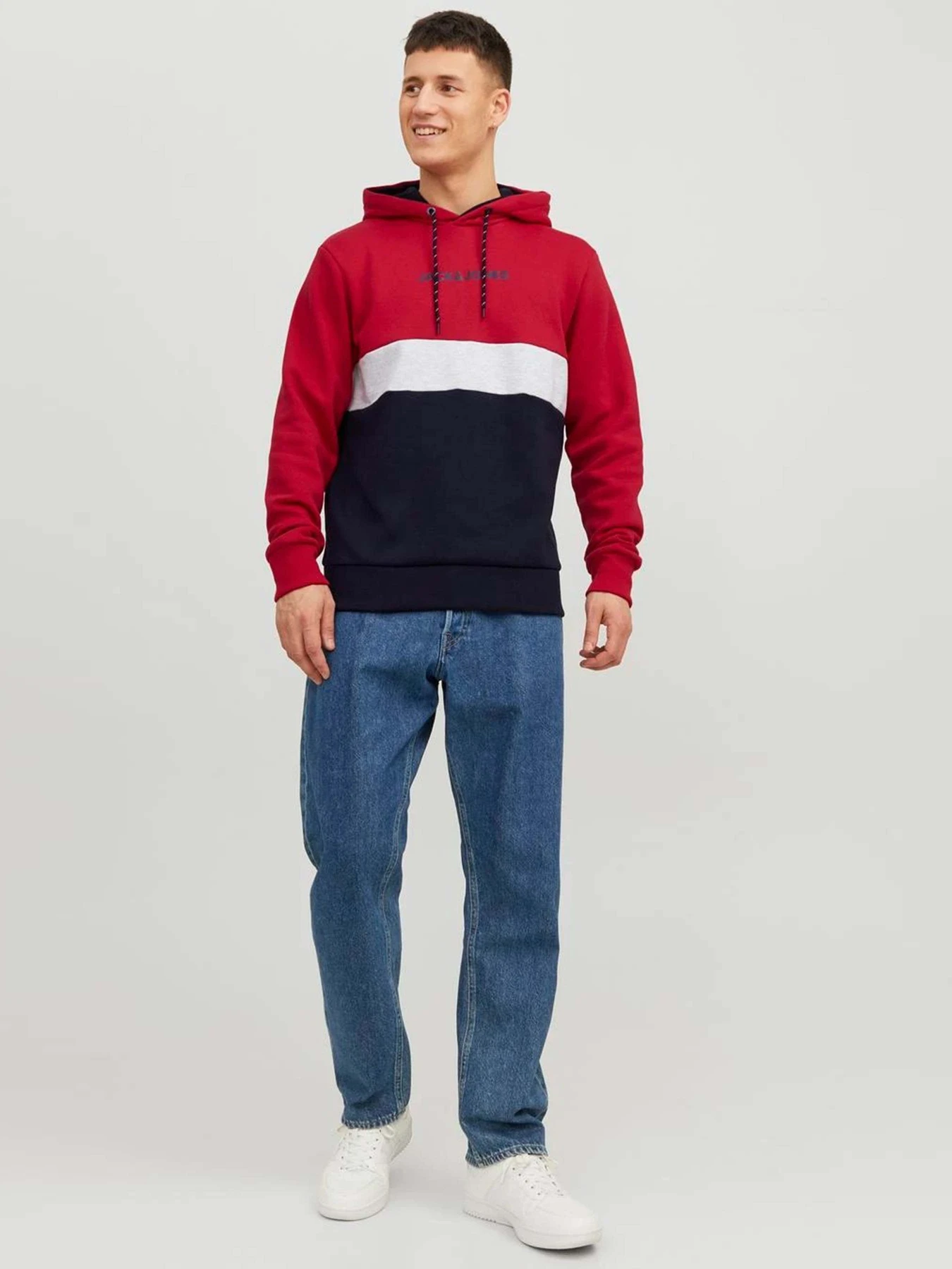 Худі та світшоти JACK & JONES модель 12233959_Tango Red Худі та світшоти JACK & JONES модель 12233959_Tango Red Фото