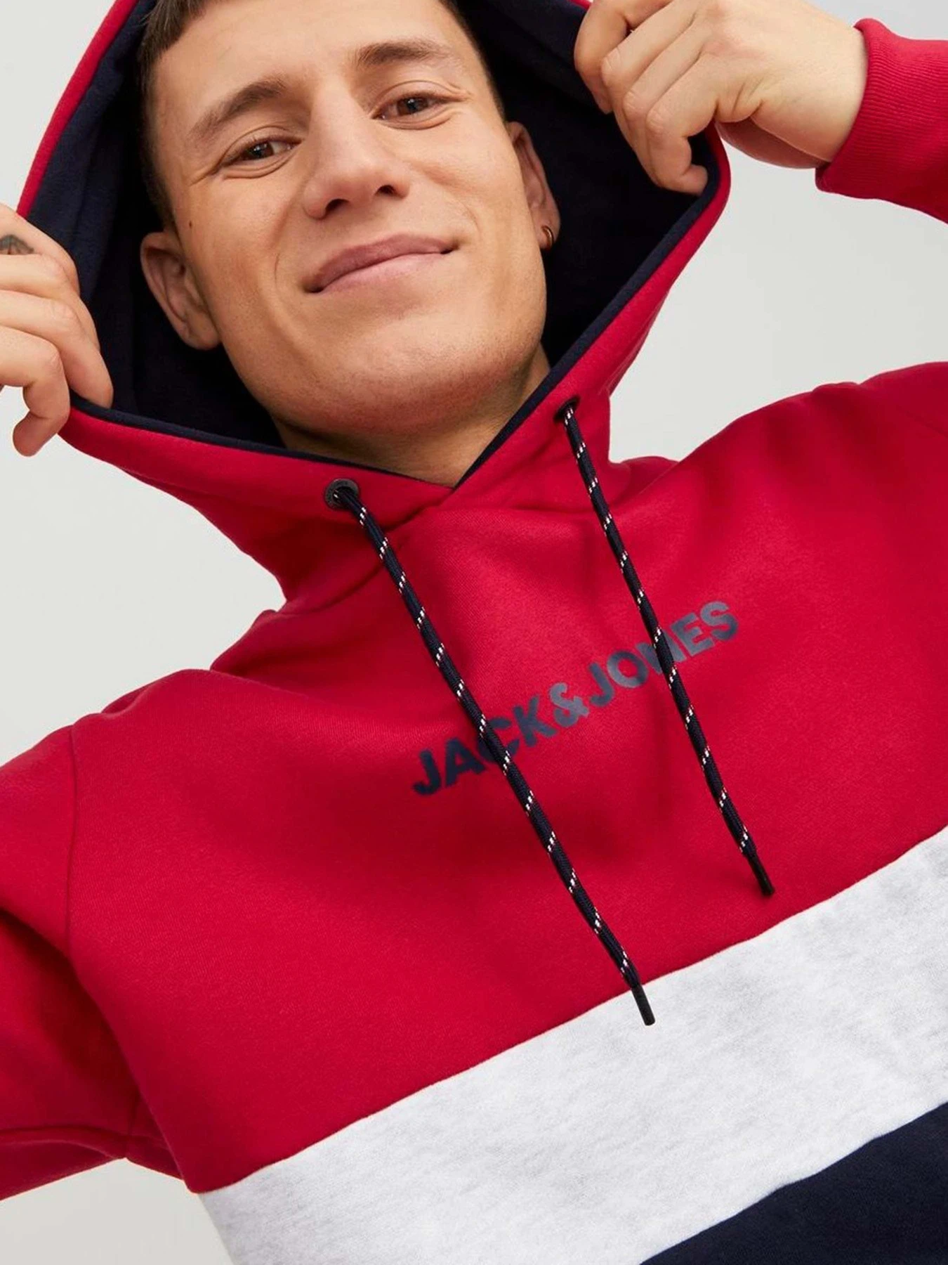 Худі та світшоти JACK & JONES модель 12233959_Tango Red Худі та світшоти JACK & JONES модель 12233959_Tango Red Фото