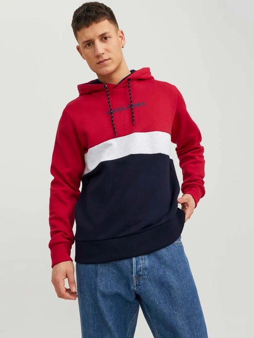 Худи и свитшоты JACK & JONES модель 12233959_Tango Red Фото
