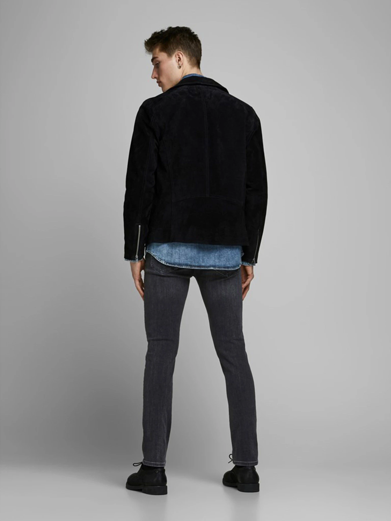 Джинсы JACK & JONES модель 12159030_Black Denim Джинсы JACK & JONES модель 12159030_Black Denim Фото