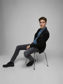 Джинсы JACK & JONES модель 12159030_Black Denim Фото