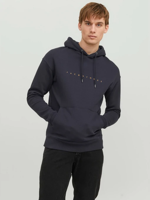 Худи и свитшоты JACK & JONES модель 12233972_Dark Navy Фото