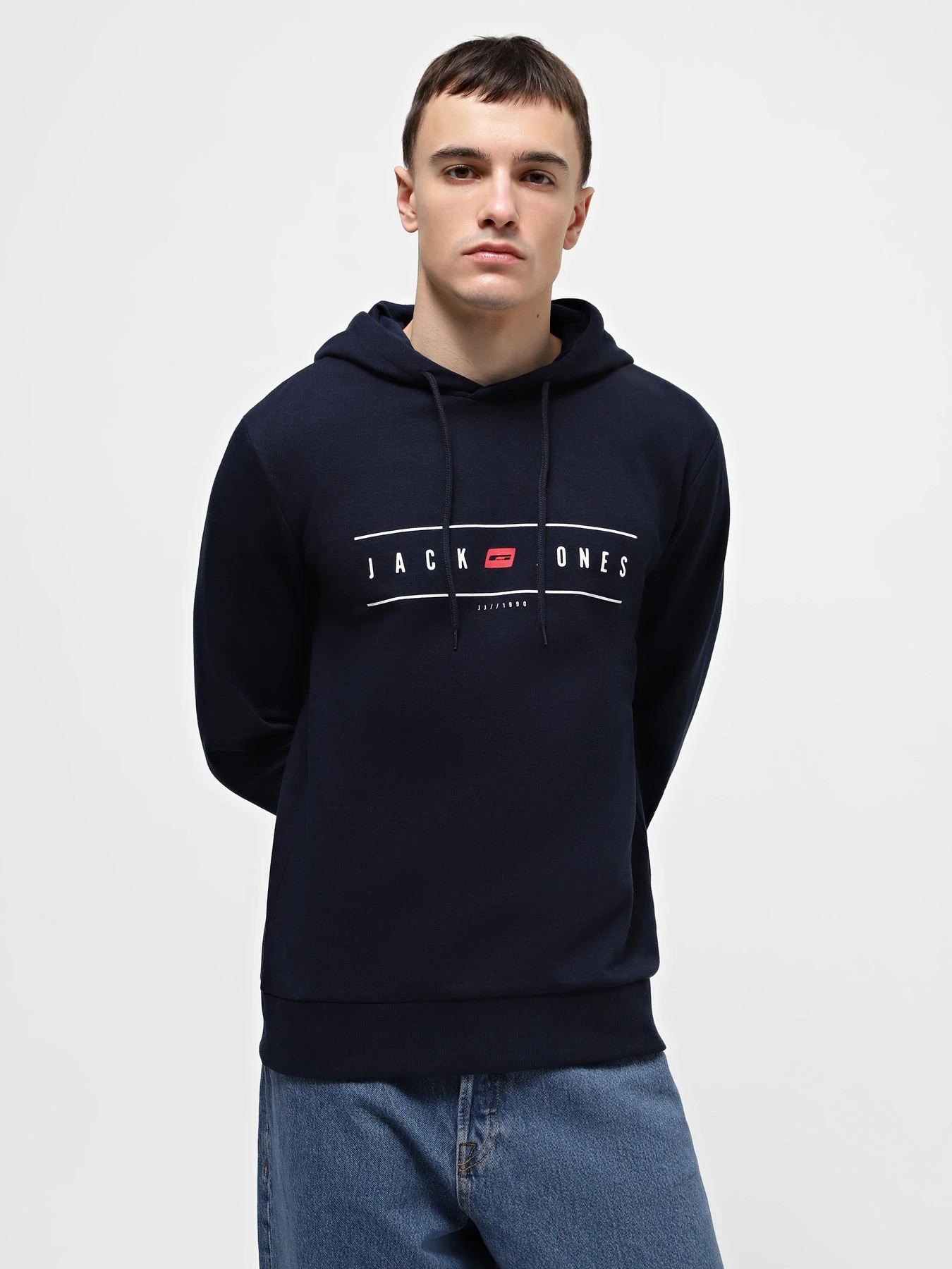 Худі та світшоти JACK & JONES модель 12235460_Navy Blazer Худі та світшоти JACK & JONES модель 12235460_Navy Blazer Фото