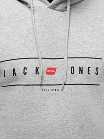 Худі та світшоти JACK & JONES модель 12235460_Light Grey Melange Фото