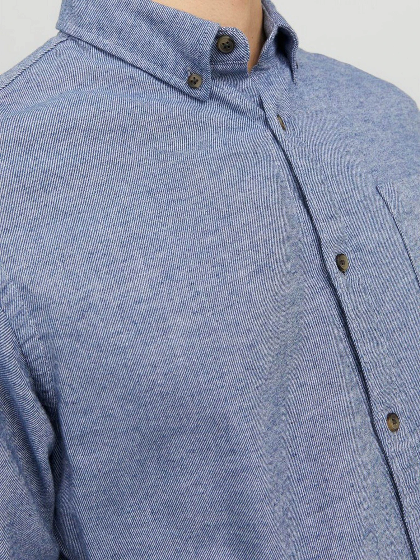 Рубашки JACK & JONES модель 12235974_Faded Denim Рубашки JACK & JONES модель 12235974_Faded Denim Фото