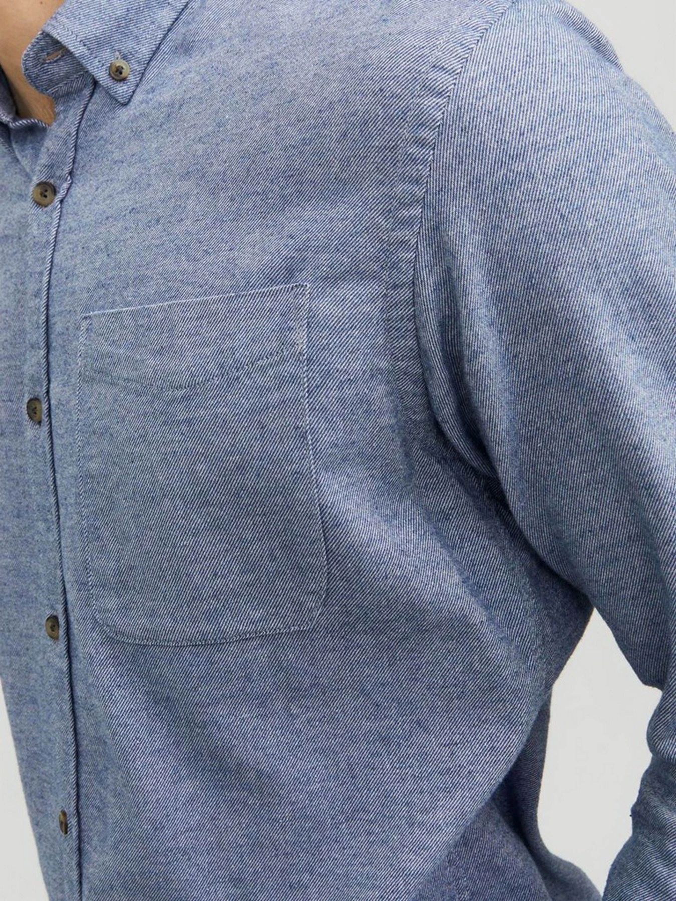 Рубашки JACK & JONES модель 12235974_Faded Denim Рубашки JACK & JONES модель 12235974_Faded Denim Фото