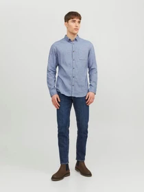 Рубашки JACK & JONES модель 12235974_Faded Denim Фото