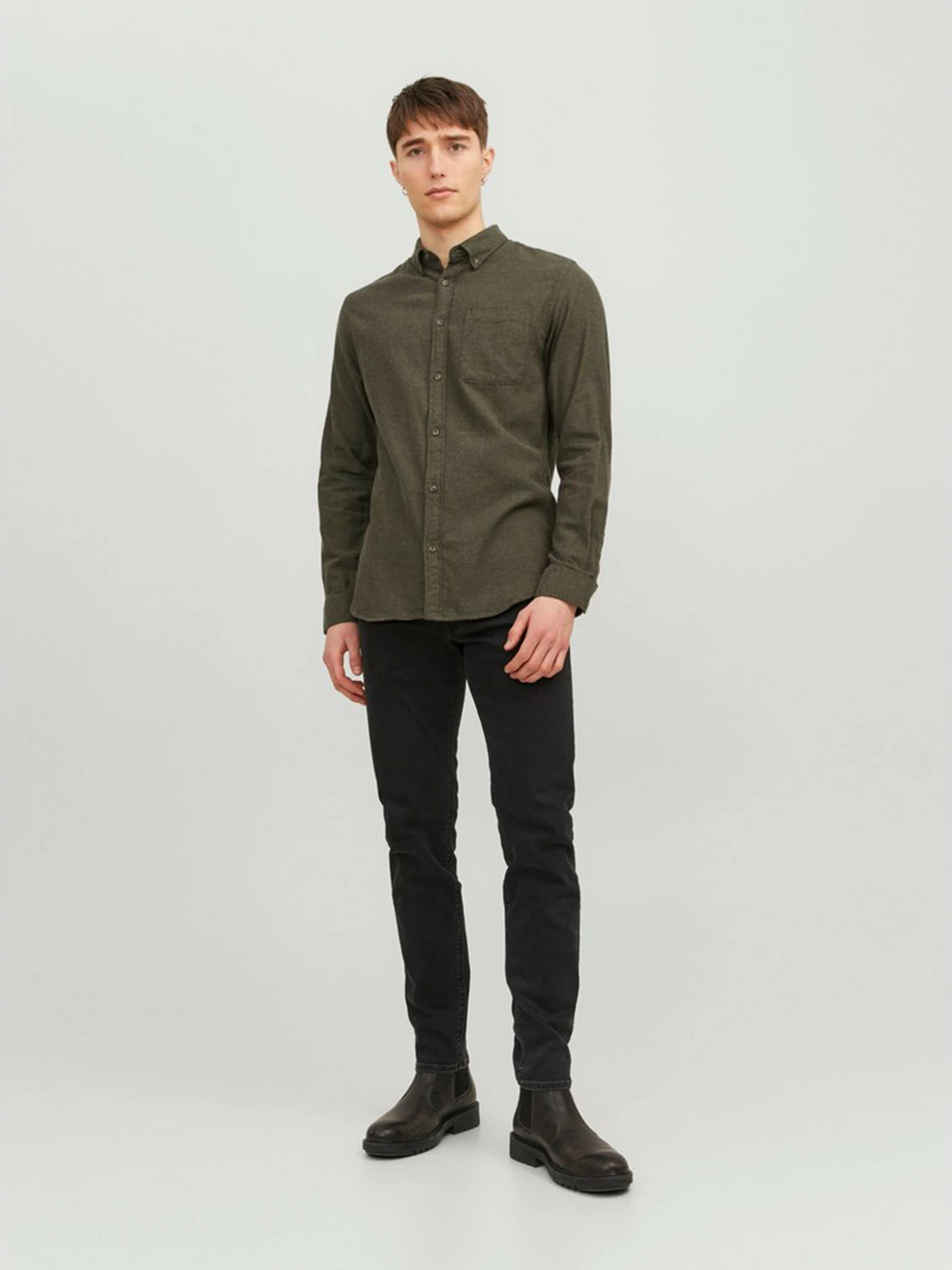 Рубашки JACK & JONES модель 12235974_Rosin Рубашки JACK & JONES модель 12235974_Rosin Фото