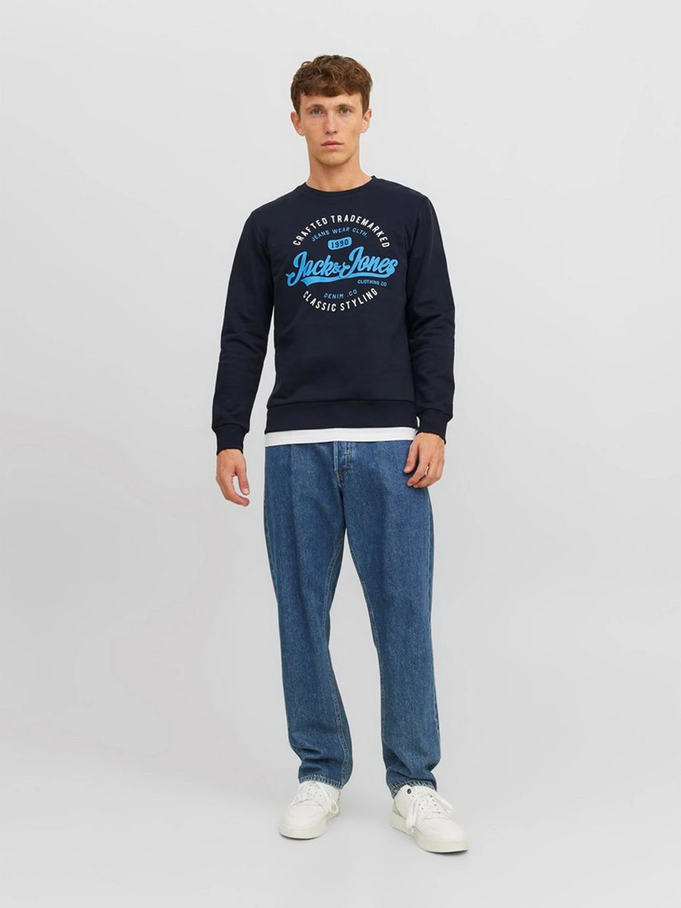 Худи и свитшоты JACK & JONES модель 12236177_Navy Blazer Фото