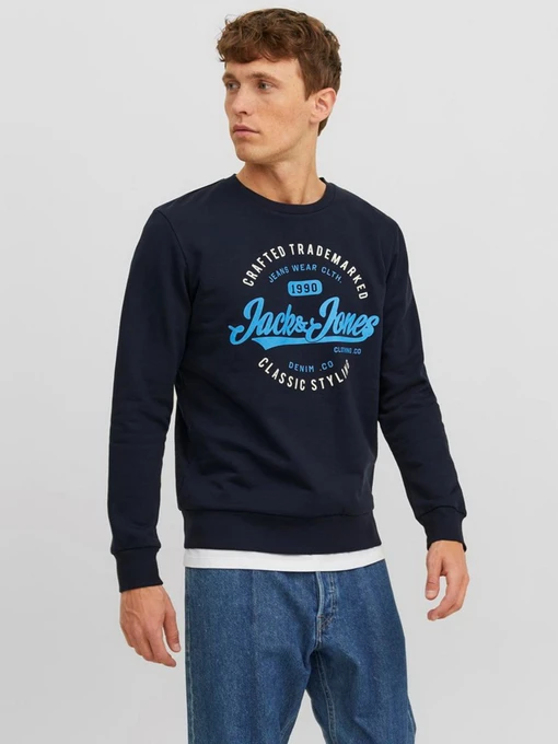 Худи и свитшоты JACK & JONES модель 12236177_Navy Blazer Фото