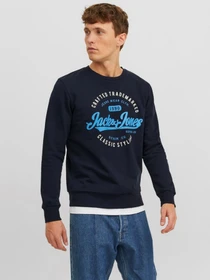 Худи и свитшоты JACK & JONES модель 12236177_Navy Blazer Фото