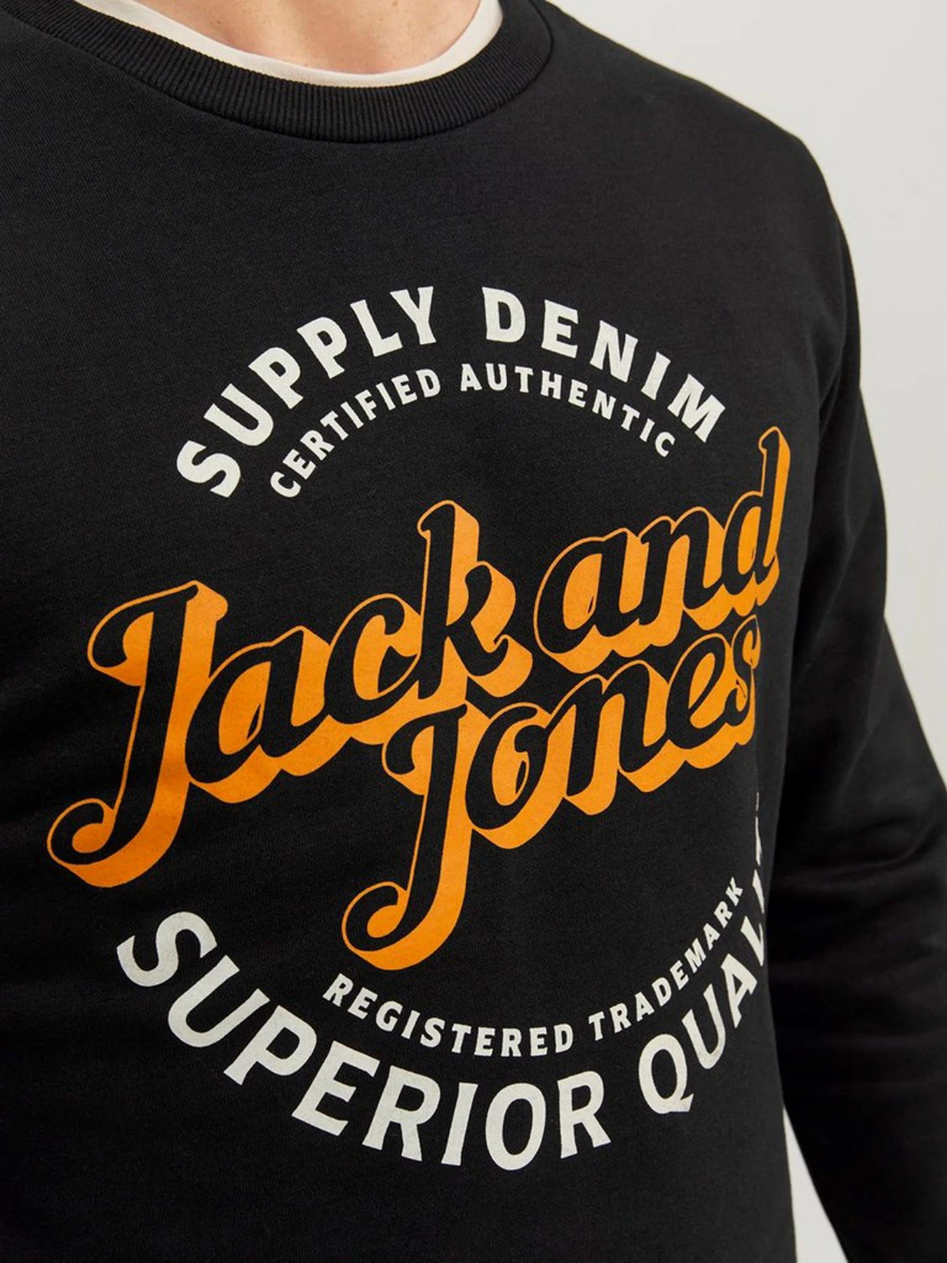 Худі та світшоти JACK & JONES модель 12236177_Black Худі та світшоти JACK & JONES модель 12236177_Black Фото