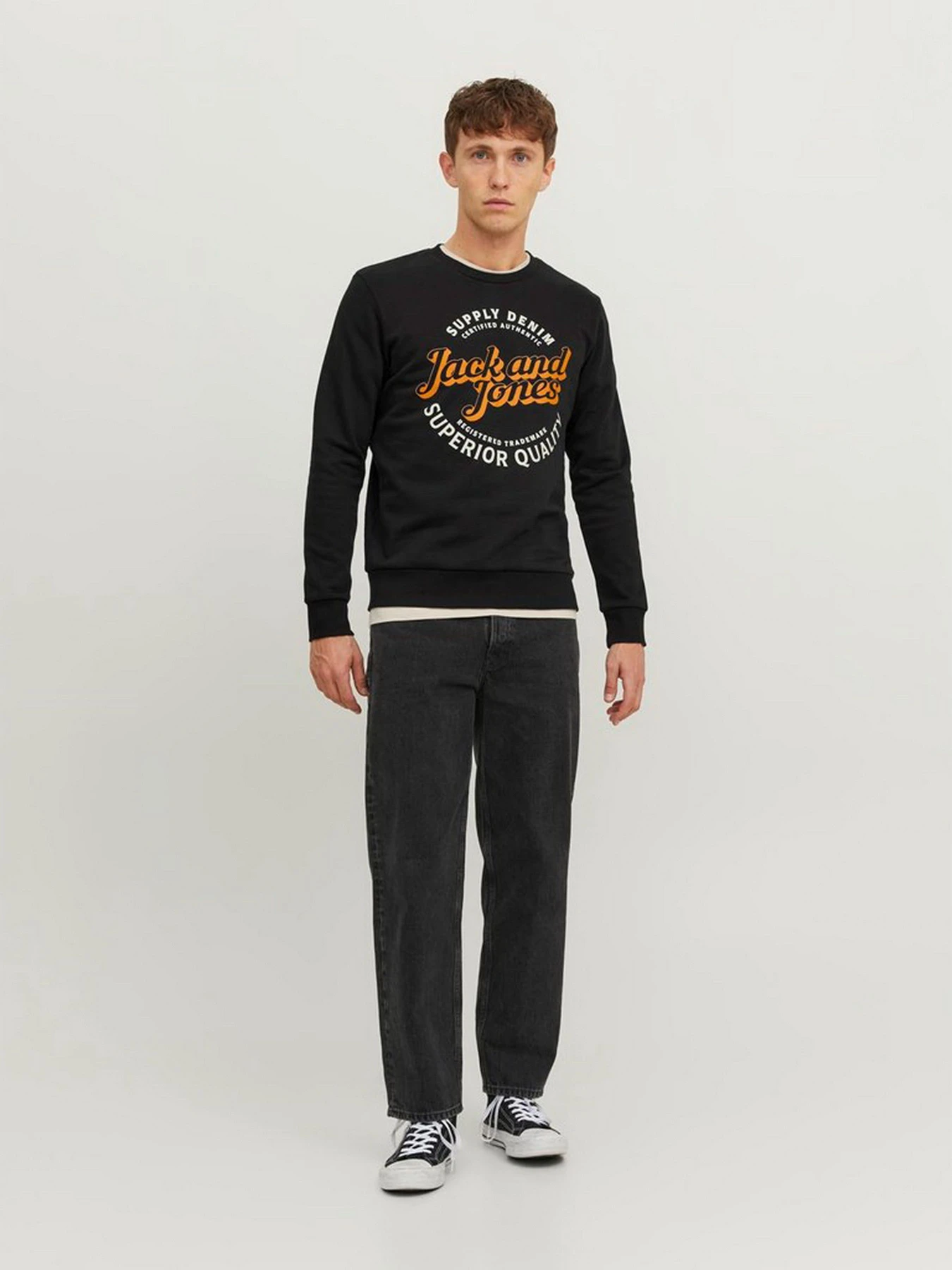 Худі та світшоти JACK & JONES модель 12236177_Black Худі та світшоти JACK & JONES модель 12236177_Black Фото