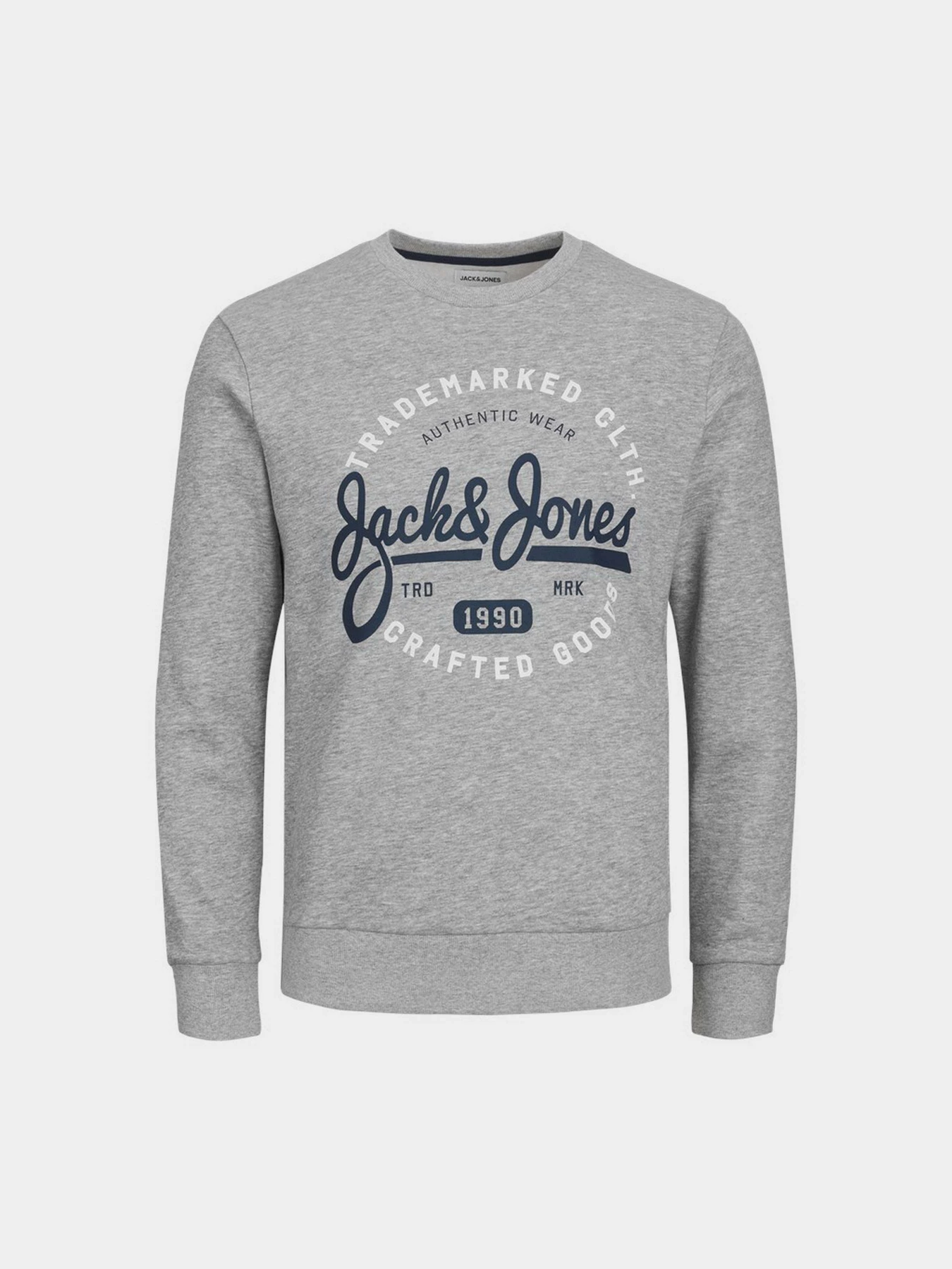 Худі та світшоти JACK & JONES модель 12236177_Light Grey Melange Худі та світшоти JACK & JONES модель 12236177_Light Grey Melange Фото