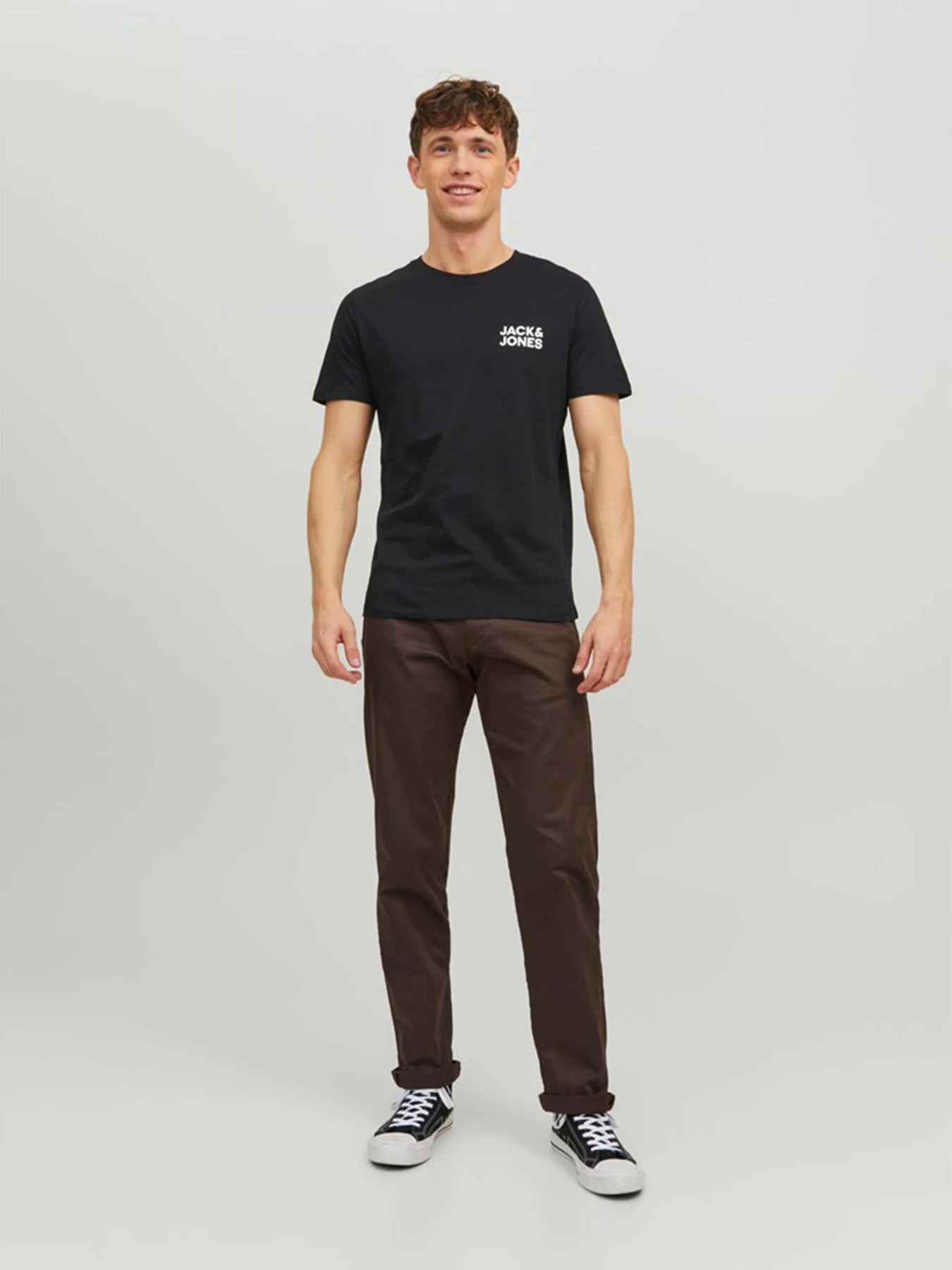 Футболки и поло JACK & JONES модель 12151955_Black Футболки и поло JACK & JONES модель 12151955_Black Фото