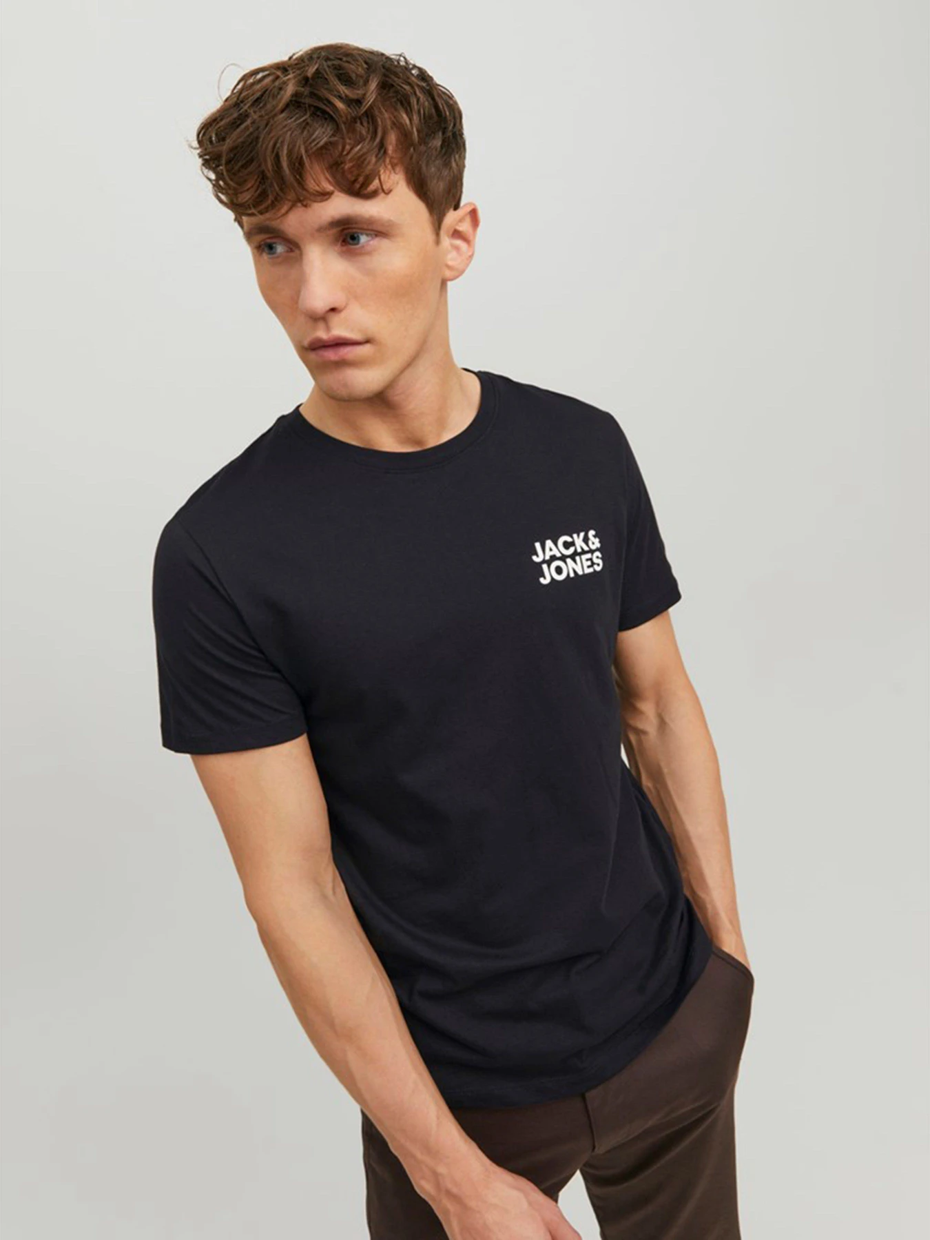 Футболки и поло JACK & JONES модель 12151955_Black Футболки и поло JACK & JONES модель 12151955_Black Фото