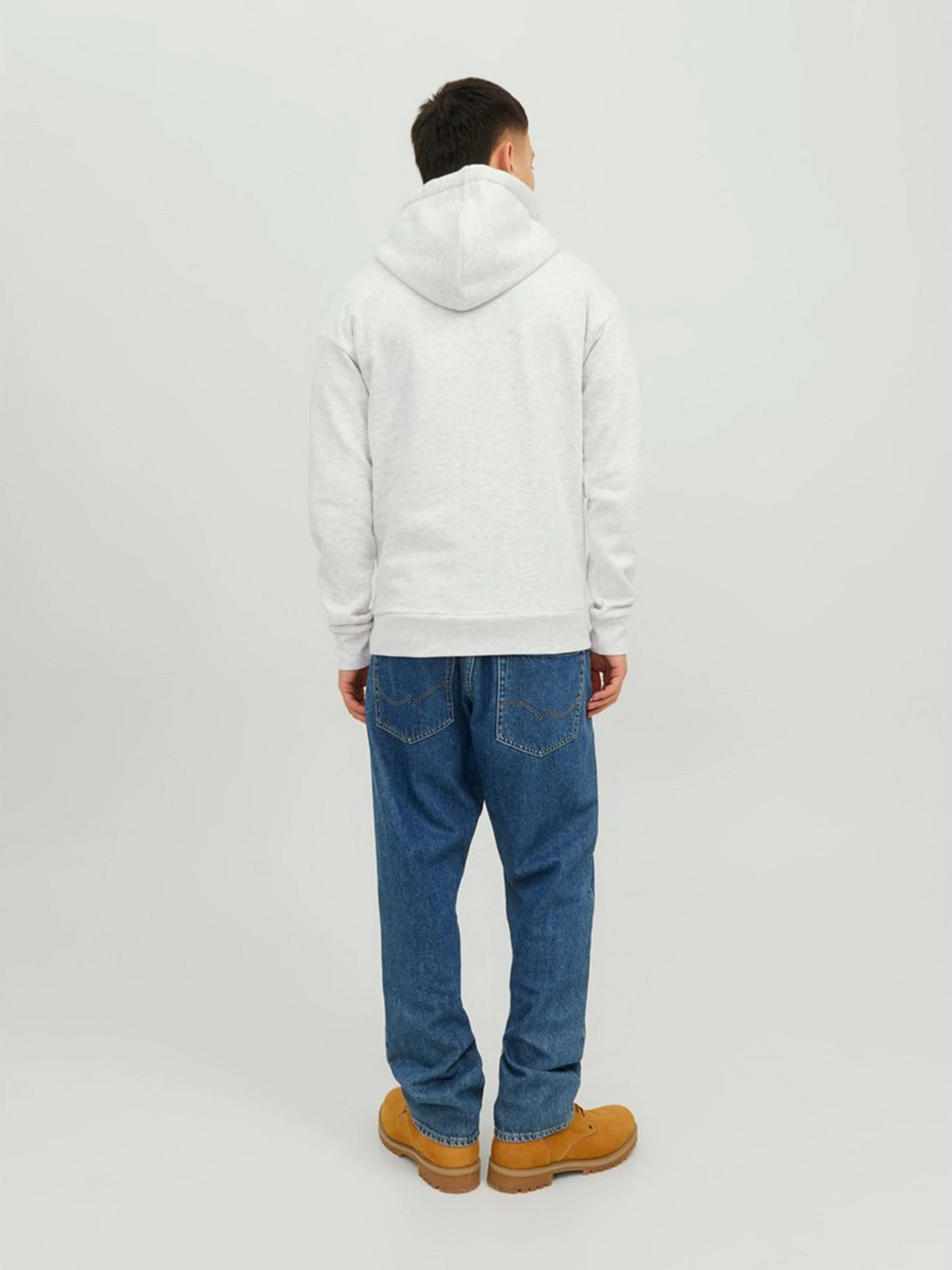 Худі та світшоти JACK & JONES модель 12236513_White Melange Худі та світшоти JACK & JONES модель 12236513_White Melange Фото