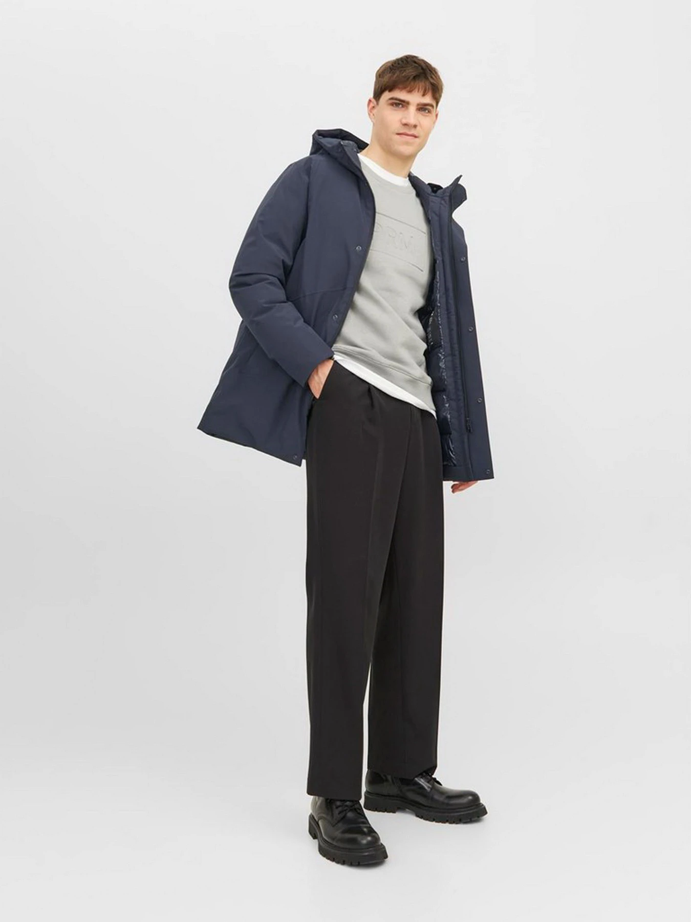 Куртки и дубленки JACK & JONES модель 12238561_Dark Navy Куртки и дубленки JACK & JONES модель 12238561_Dark Navy Фото