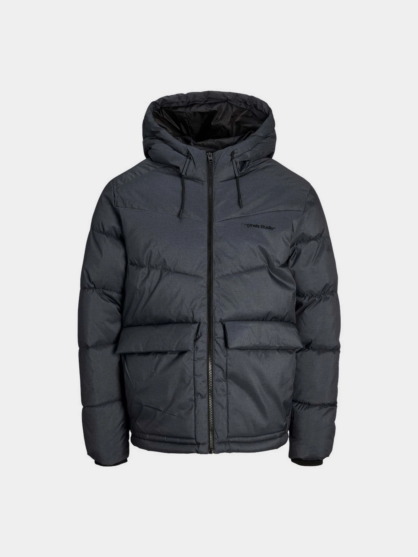 Куртки и дубленки JACK & JONES модель 12238849_Dark Grey Melange Фото