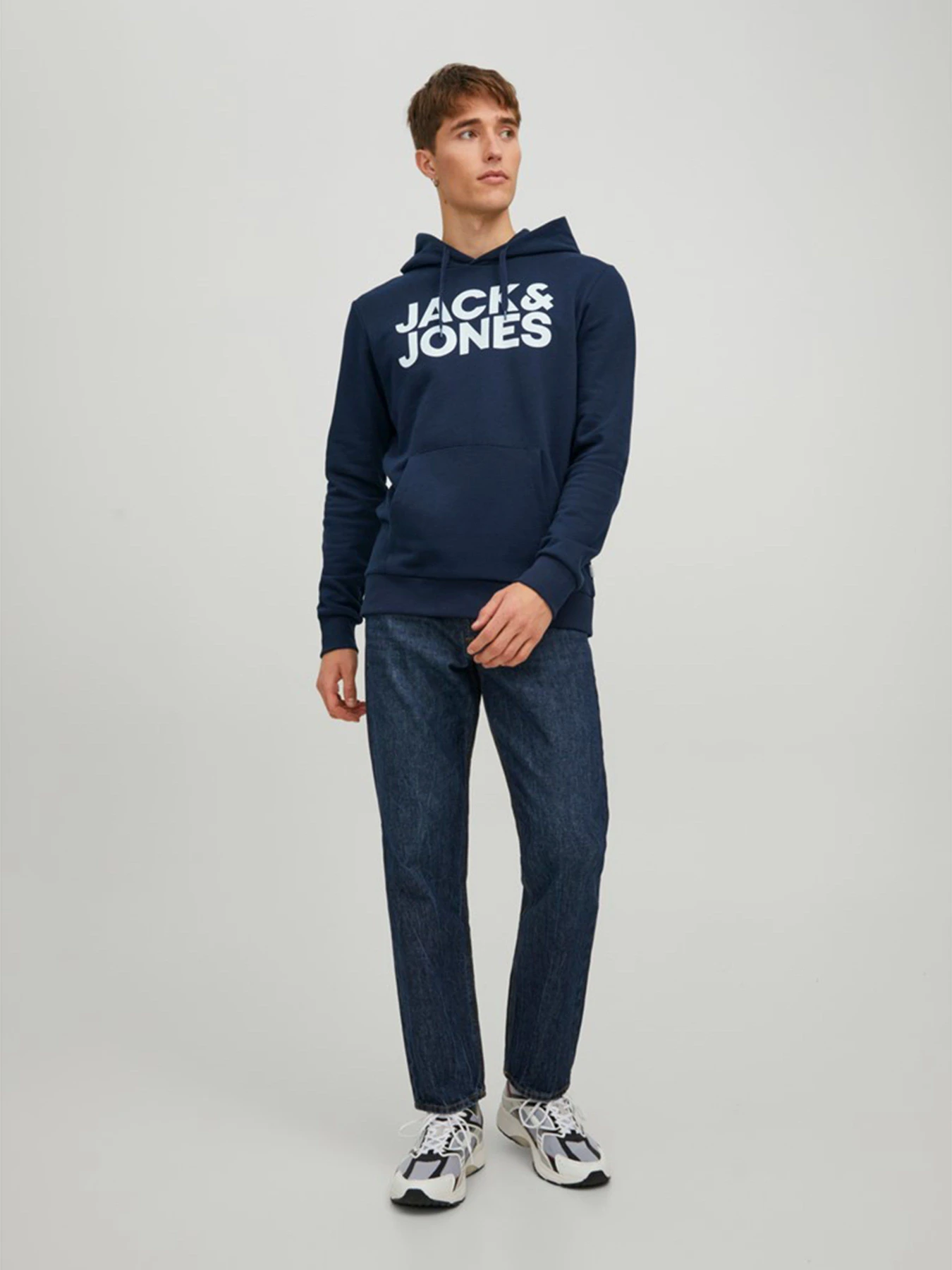 Худи и свитшоты JACK & JONES модель 12152840_Navy Blazer Худи и свитшоты JACK & JONES модель 12152840_Navy Blazer Фото