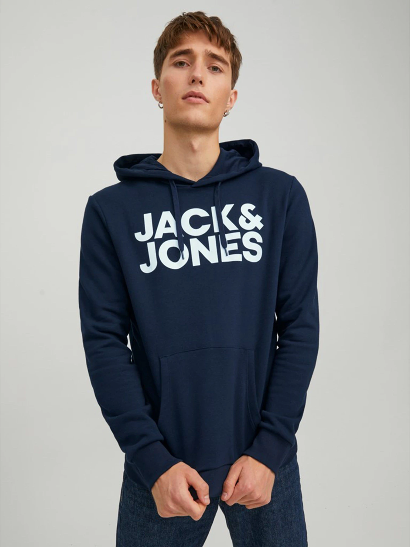 Худи и свитшоты JACK & JONES модель 12152840_Navy Blazer Худи и свитшоты JACK & JONES модель 12152840_Navy Blazer Фото