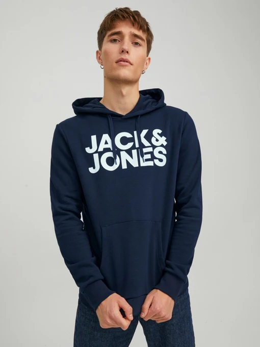 Худи и свитшоты JACK & JONES модель 12152840_Navy Blazer Фото