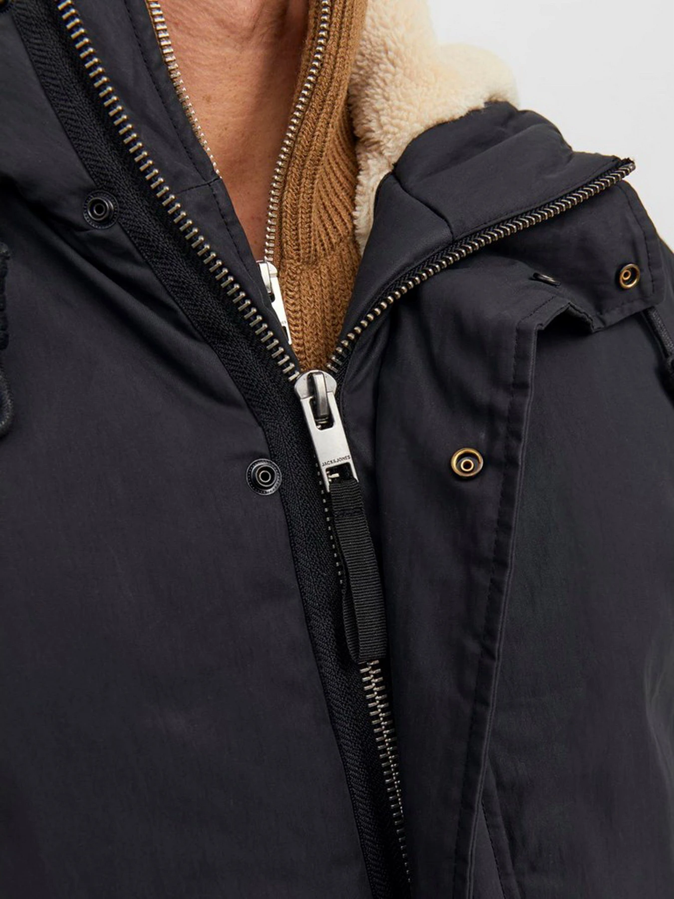 Куртки та дублянки JACK & JONES модель 12243652_Black Куртки та дублянки JACK & JONES модель 12243652_Black Фото