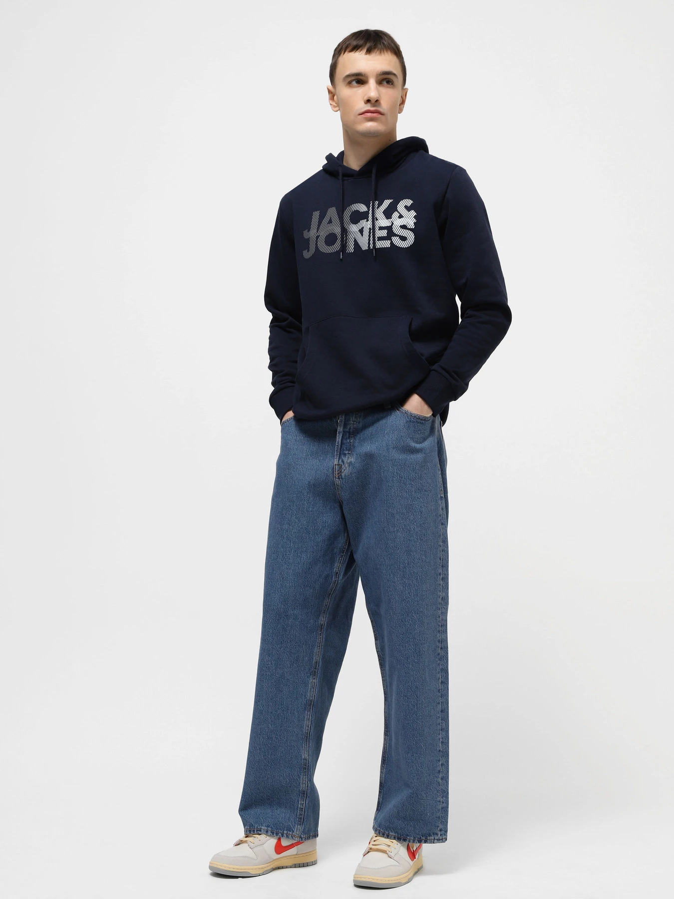 Худі та світшоти JACK & JONES модель 12243927_Navy Blazer Худі та світшоти JACK & JONES модель 12243927_Navy Blazer Фото