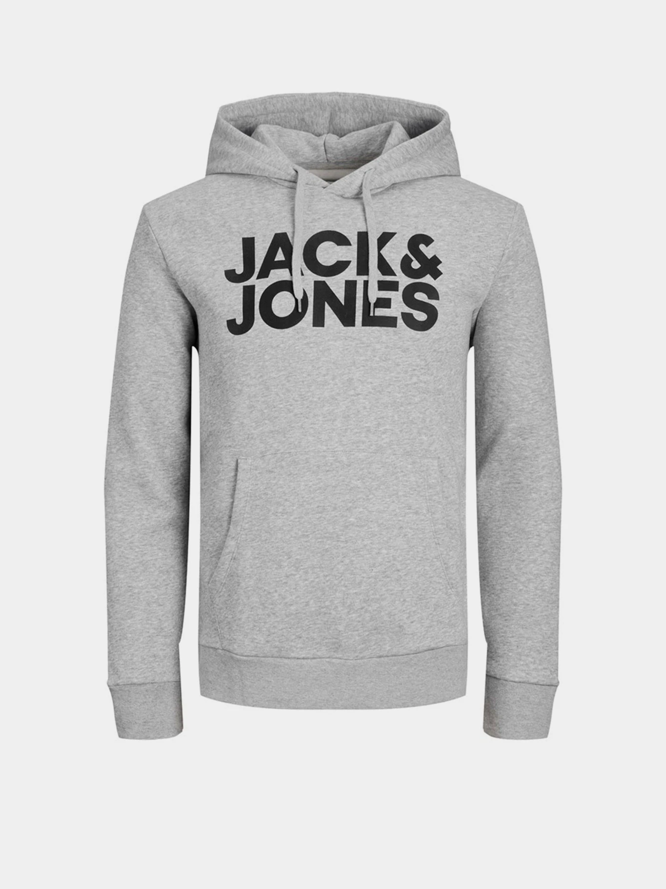 Худі та світшоти JACK & JONES модель 12152840_Light Grey Melange Фото