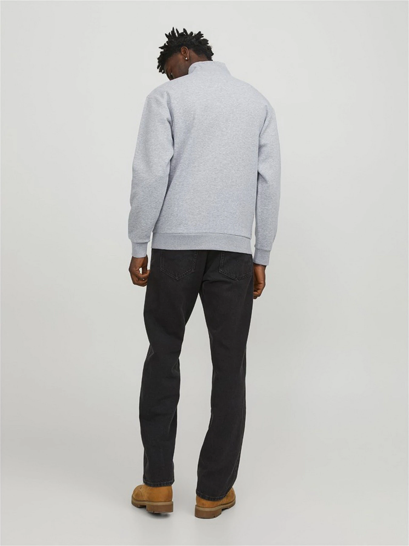 Худі та світшоти JACK & JONES модель 12257392_Light Grey Melange Худі та світшоти JACK & JONES модель 12257392_Light Grey Melange Фото