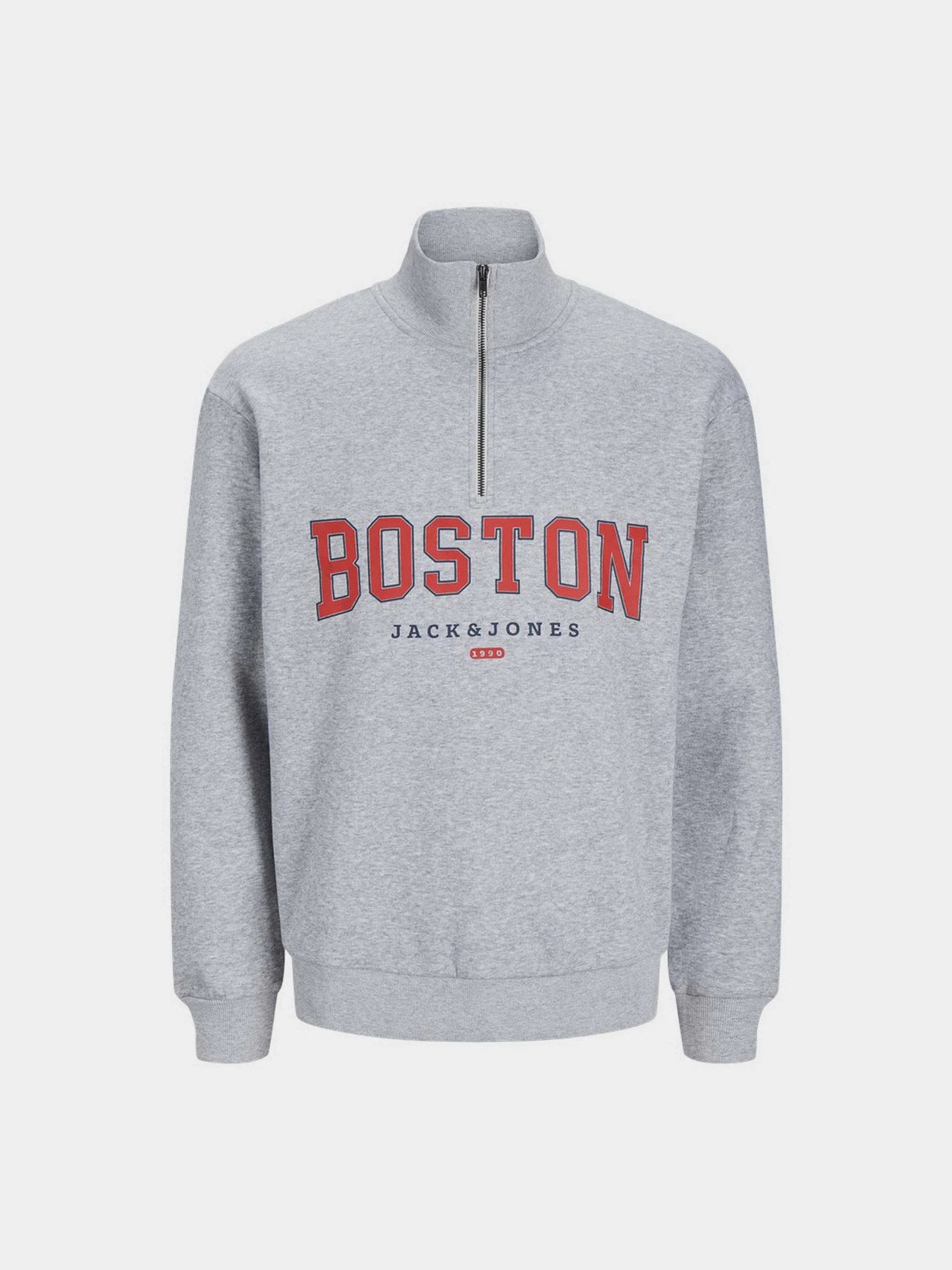 Худі та світшоти JACK & JONES модель 12257392_Light Grey Melange Худі та світшоти JACK & JONES модель 12257392_Light Grey Melange Фото