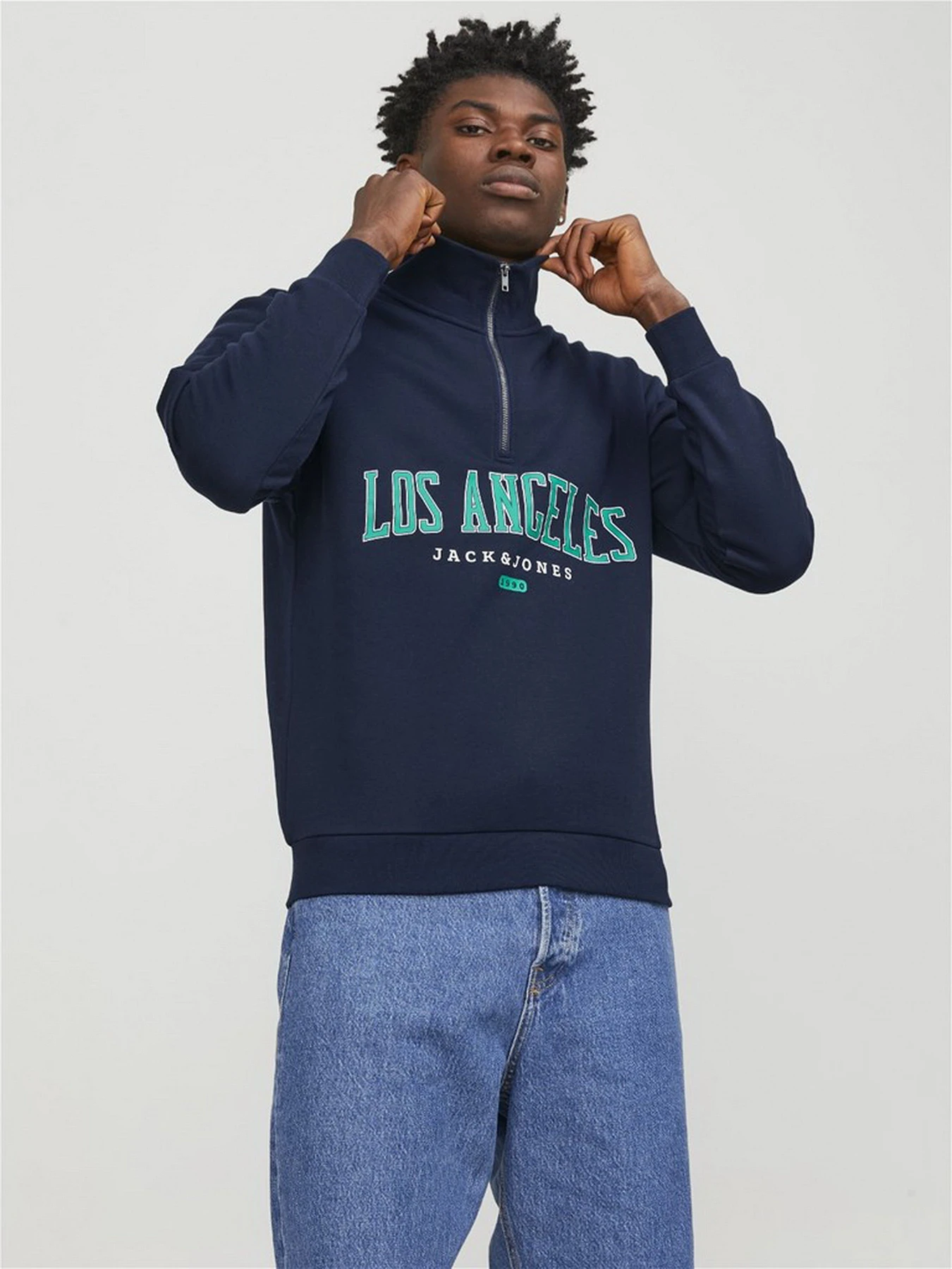Худі та світшоти JACK & JONES модель 12257392_Navy Blazer Худі та світшоти JACK & JONES модель 12257392_Navy Blazer Фото