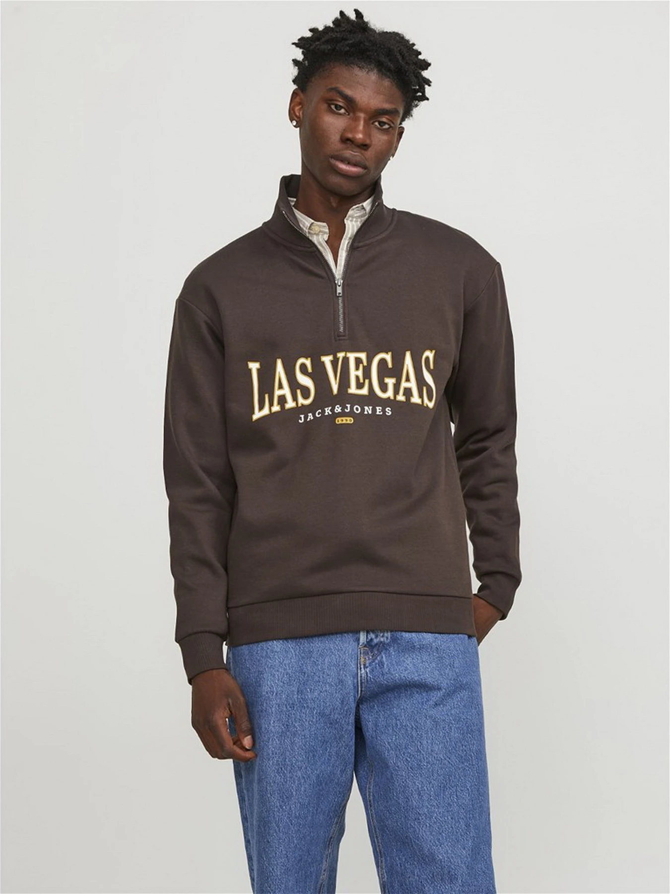 Худи и свитшоты JACK & JONES модель 12257392_Seal Brown Худи и свитшоты JACK & JONES модель 12257392_Seal Brown Фото
