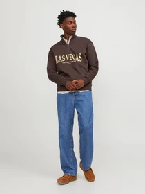 Худи и свитшоты JACK & JONES модель 12257392_Seal Brown Фото