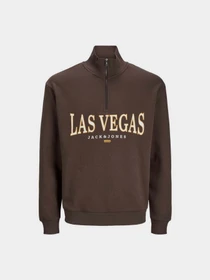 Худи и свитшоты JACK & JONES модель 12257392_Seal Brown Фото