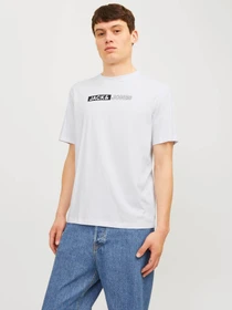 Футболки і поло JACK & JONES модель 12233999_White PLAY 5 Фото