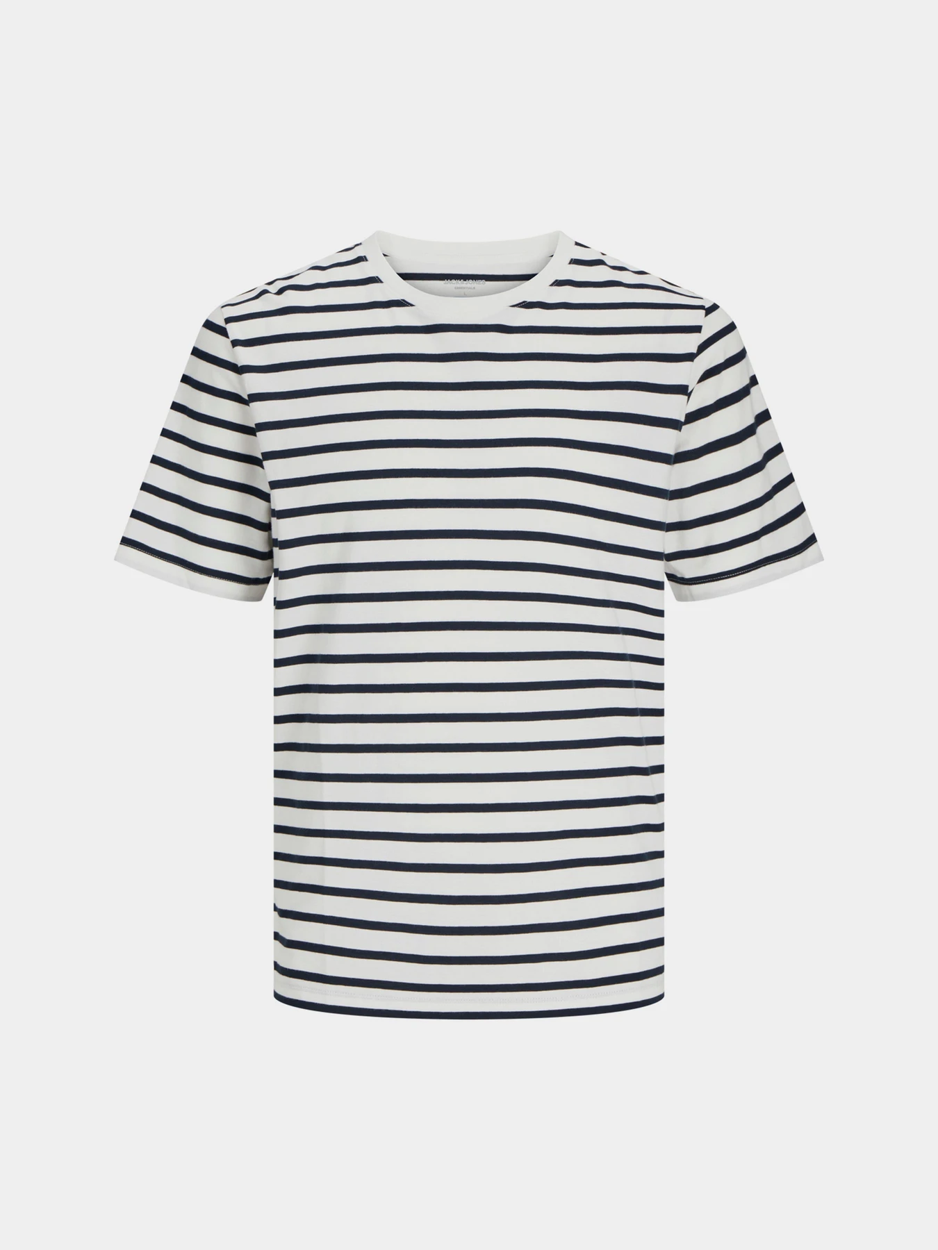 Футболки і поло JACK & JONES модель 12156101_Cloud Dancer Navy Blazer Фото