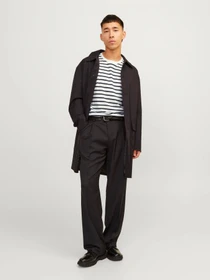 Футболки і поло JACK & JONES модель 12156101_Cloud Dancer Navy Blazer Фото