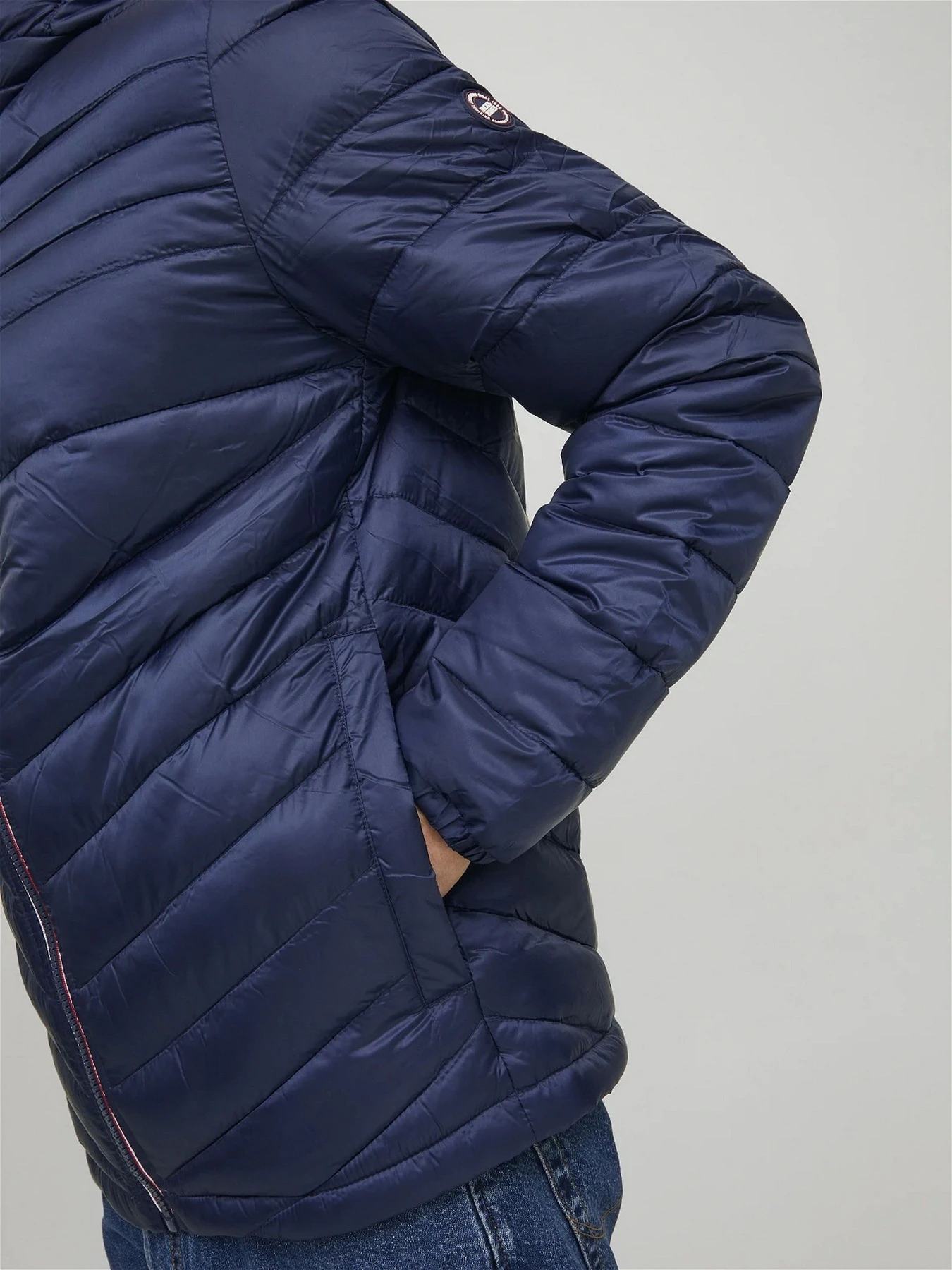 Куртки та дублянки JACK & JONES модель 12211785_Navy Blazer CONTRAST ZIP Куртки та дублянки JACK & JONES модель 12211785_Navy Blazer CONTRAST ZIP Фото