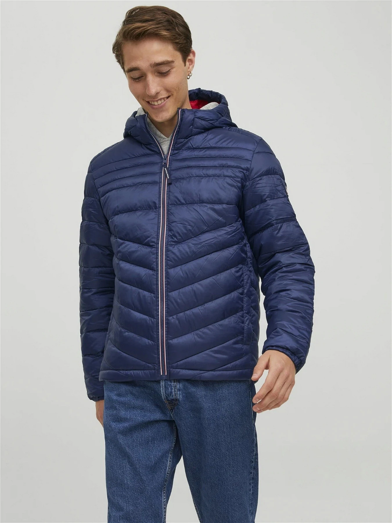 Куртки та дублянки JACK & JONES модель 12211785_Navy Blazer CONTRAST ZIP Куртки та дублянки JACK & JONES модель 12211785_Navy Blazer CONTRAST ZIP Фото