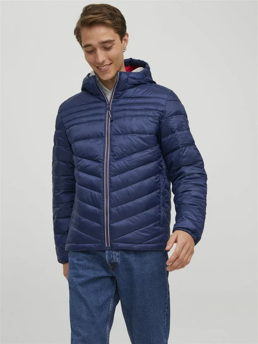 Куртки и дубленки JACK & JONES модель 12211785_Navy Blazer CONTRAST ZIP Фото