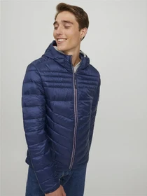 Куртки та дублянки JACK & JONES модель 12211785_Navy Blazer CONTRAST ZIP Фото