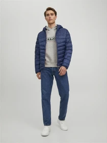 Куртки та дублянки JACK & JONES модель 12211785_Navy Blazer CONTRAST ZIP Фото