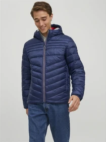 Куртки та дублянки JACK & JONES модель 12211785_Navy Blazer CONTRAST ZIP Фото